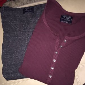 Abercrombie and Fitch long sleeve tops